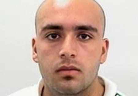 　９月１９日、ニューヨーク爆発事件関与の疑いで、アハマド・カーン・ラハミ容疑者が拘束された。写真はニュージャージー州警察から同日入手（２０１６年　ロイター／Courtesy New Jersey State Police/Handout via REUTERS）