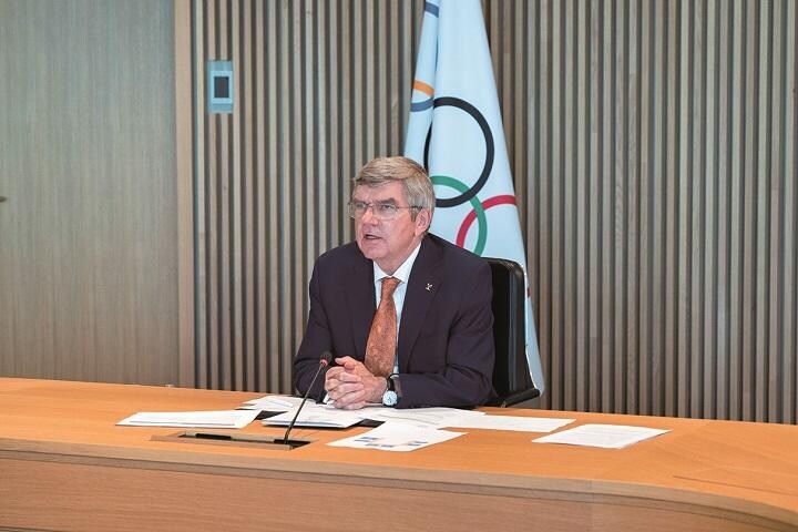東京五輪を開催すればIOCも救われない？（バッハ会長）GREG MARTINーIOCーHANDOUTーREUTERS