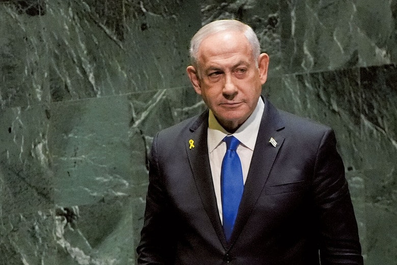 人道に対する罪が問われているネタニヤフ　AP/AFLO