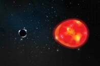 地球から最も近く、これまでで最も軽いブラックホールが発見される