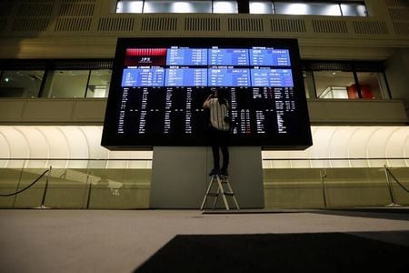 　３日の株式市場で自動車株が大幅高。写真は東京証券取引所で２０２０年１０月撮影（２０２２年　ロイター／Issei Kato）