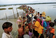 ロヒンギャ迫害にイスラム教のチェチェンが抗議