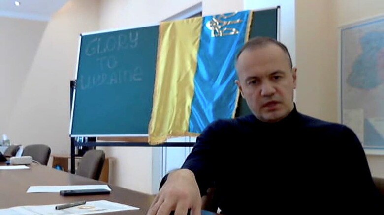 電力供給でロシアと戦う、ウクライナ最大の民間電力会社「DTEK」のティムチェンコCEO（2022年3月、ウクライナ西部）　REUTERS/Max Hunder