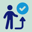 意欲を保つピクトグラム