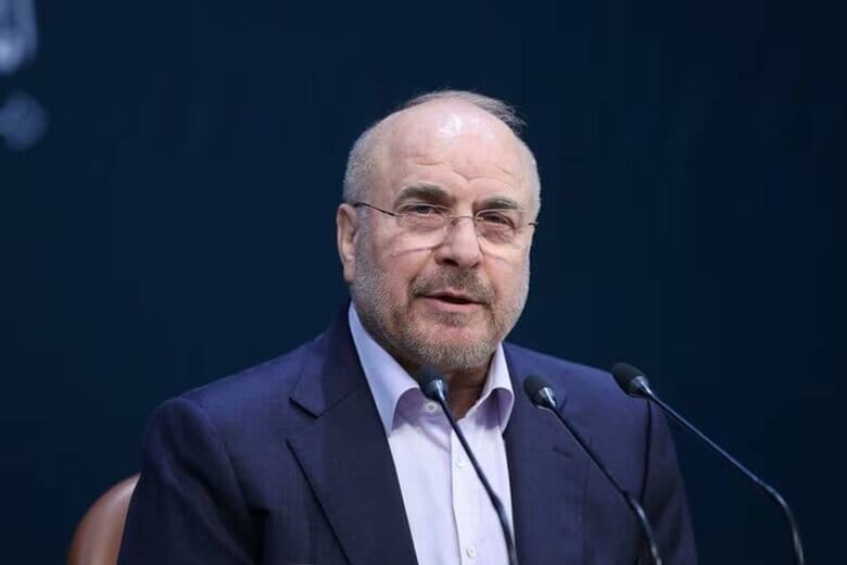 写真はイランの首席交渉官を務めるガリバフ国会議長。2024年11月、テヘランで撮影。WANA提供。REUTERS