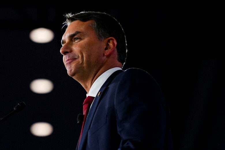 ブラジル大統領候補のフラビオ・ボルソナロ上院議員。3月28日、米テキサス州グレープバインで撮影。 REUTERS/Callaghan O'Hare