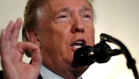 米西部ワシントン州の裁判所は１８日、１１月の大統領選に向けた同州の共和党予備選でトランプ前大統領の出馬を認める判断を示した。写真はトランプ氏。２０１７年１２月、ワシントンのホワイトハウスで撮影（２０２４年　ロイター/Kevin Lamarque）