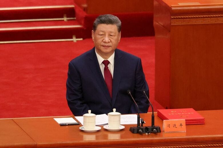 中国の習近平国家主席。7月1日、北京で撮影。 REUTERS/Maxim Shemetov