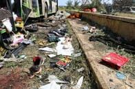シリア・アレッポで住民移送バスに爆弾　死者126人の半数は子供