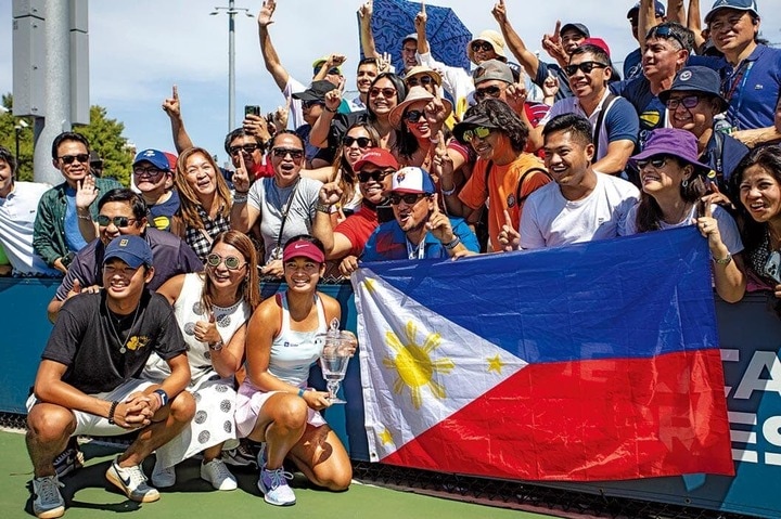 フィリピン国旗とアレックス・イーラ（Alex Eala）