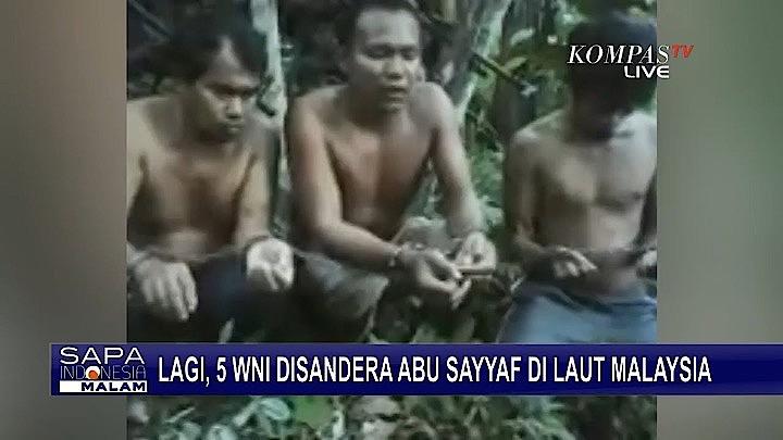 イスラム過激派アブ・サヤフに誘拐されたインドネシア人漁民　KOMPASTV / YouTube