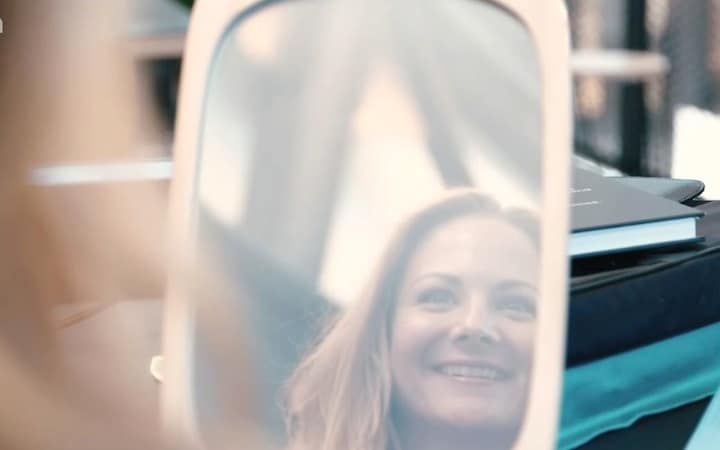 You can only use this mirror if you smile- YouTube