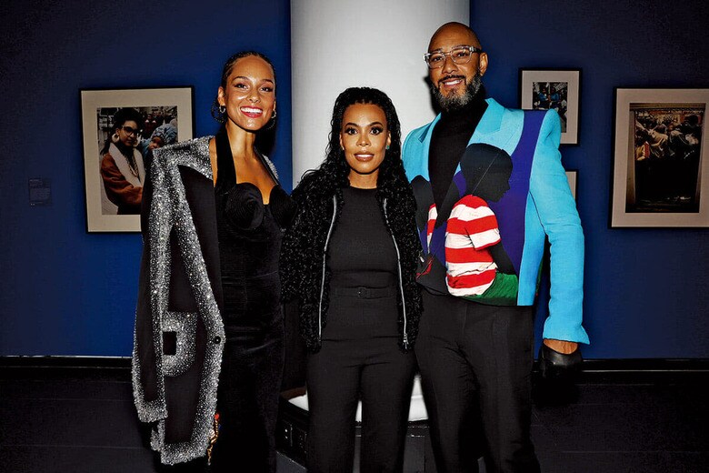 アリシア・キーズとスウィズ・ビーツ夫妻のコレクション展のレセプションでもアイベスト・ワインが提供された