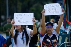 ベネズエラで自由な選挙要求を求める全国抗議デモが発生…このようなデモは「約2年ぶり」