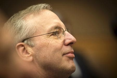 　２月１２日、ニューヨーク連銀のダドリー総裁は、米経済にはかなりの勢いがあり、マイナス金利の議論は極めて早計との考えを示した。写真はニューヨークで２０１４年３月撮影（２０１６年　ロイター／Keith Bedford）