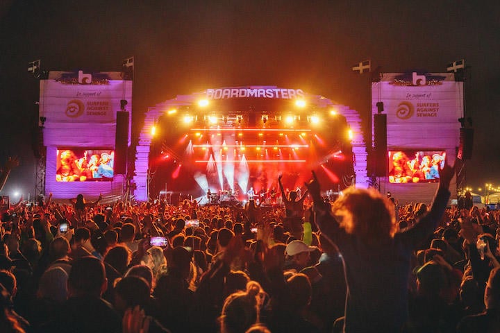 この音楽イベントの参加者から、デルタ株の亜種が新たに出現した？　Photo: Boardmasters Festival
