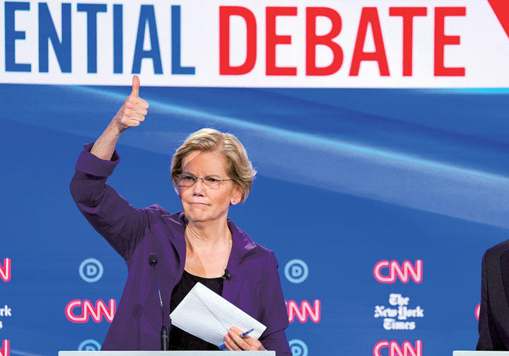 地道な選挙活動が実を結び民主党の筆頭大統領候補に躍り出たが　SHANNON STAPLETON-REUTERS