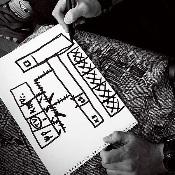 カムイシン拘置所の見取り図
