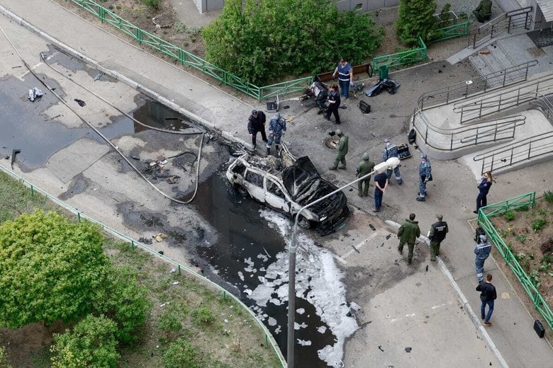 4月25日にモスクワ近郊で発生した自動車爆弾事件でも軍関係者が死亡　Yulia Morozova-Reuters