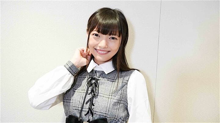 インタビュー時の松山あおいさん　（撮影：松原大輔）