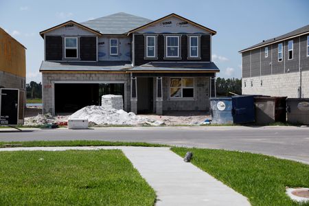 全米住宅建設業者協会（ＮＡＨＢ）が１５日発表した４月のＮＡＨＢ／ウエルズ・ファーゴ住宅建設業者指数は前月から横ばいの５１だった。２０２１年５月撮影（２０２４年　ロイター/Octavio Jones）