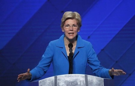 　１０月１４日、米民主党のエリザベス・ウォーレン上院議員（写真）は、オバマ大統領に対し、米ＳＥＣのホワイト委員長を更迭するよう求めた。写真はフィラデルフィアで７月撮影（２０１６年　ロイター／Mike Segar）