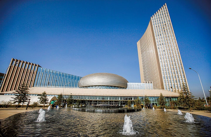 中国とアフリカの「パートナーシップの象徴」だったAU本部ビルがスパイ疑惑の渦中に Tinksa Negeri-REUTERS