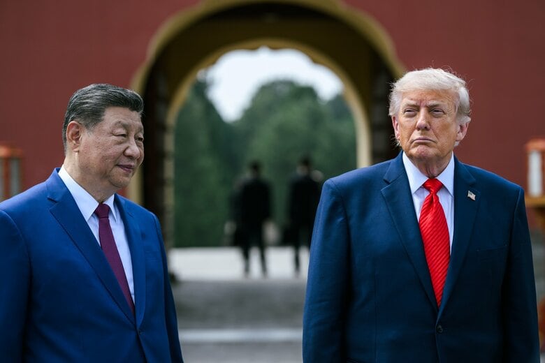 訪中したトランプ米大統領はと中国の習近平国家主席（5月14日、北京）shutterstock/rawpixel.com