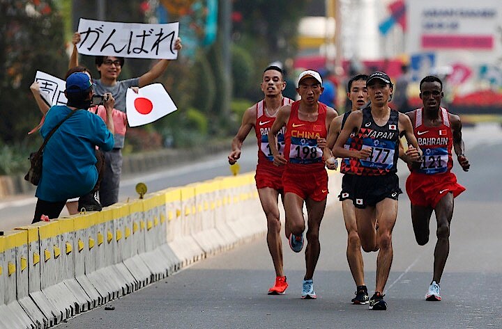 選手達の熱戦に注目が集まるアジア大会だが、その裏では……　REUTERS/Willy Kurniawan