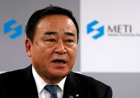 　６月８日、梶山弘志経済産業省は持続化給付金事業の事務委託問題について会見し、事業の終了を待たずに、今月内にも中間検査を行うと発表した。２０１９年１０月、都内で撮影（２０２０年　ロイター/Issei Kato）
