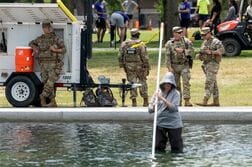 トランプ氏改修の首都人工池、破壊行為に「厳正処分」と連邦検事