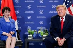 高市首相、トランプ氏と米中首脳会談念頭に意見交換　国連総会後に会見
