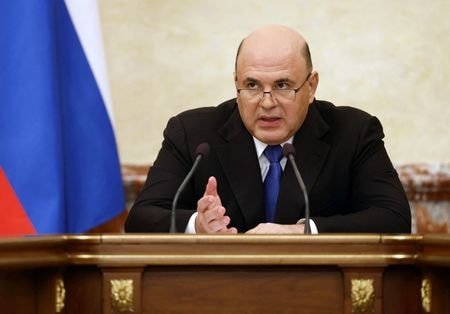 ロシアのミシュスチン首相は３０日、ロシアが「併合」したウクライナのドネツク、ルガンスク、ザポロジエ、ヘルソンの４州で、昨年１０月以来、約１５０万人にロシア国籍を付与した明らかにした。提供画像（２０２３年　ロイター）