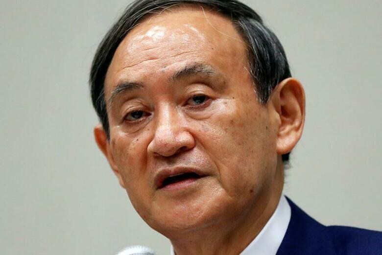 自民党総裁選に立候補した菅義偉官房長官は5日午前、官房長官としての資質については閣僚を束ねて政策を推進する力が必要と指摘した。2日都内で撮影(2020年　ロイター/Issei Kato)
