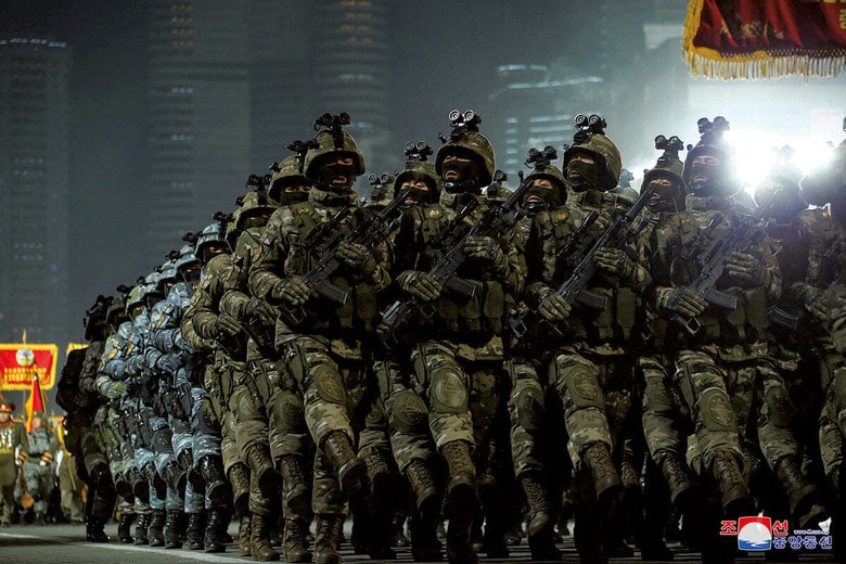 北朝鮮のエリート特殊部隊はロシアで貴重な実戦経験を積むことになる　KCNAｰREUTERS