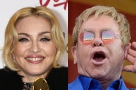 「クソみたいな遊園地のストリッパー」と過去には酷評...マドンナとエルトン・ジョン、20年来の確執に終止符　ツーショットが話題に
