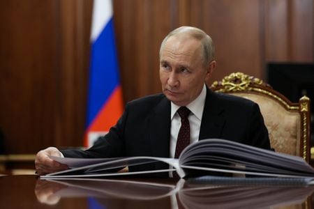 写真はプーチン大統領。3月代表撮影　Sputnik/Alexander Kazakov/Pool via REUTERS