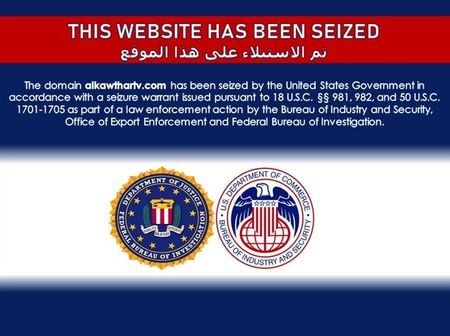 　米政府関係者によると、米司法省は６月２２日、イランの偽情報と関連しているサイトなど、複数のサイトを遮断した。間もなく正式発表される見通しという。写真はイエメンの反政府武装勢力フーシなどに関連しているイランの組織のサイトのスクリーンショット（２０２１年　ロイター）