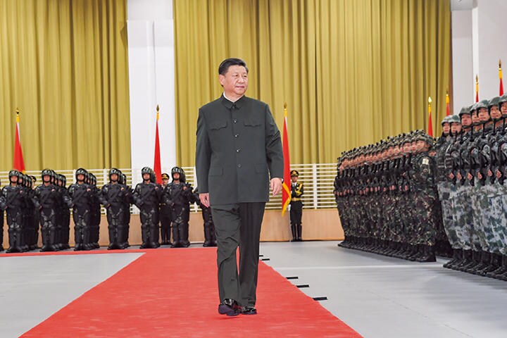 習近平の中国では香港の「一国二制度」が生き延びることはできない　XINHUA/AFLO