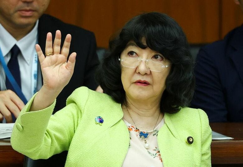 片山さつき金融担当相。国会で10月21日撮影。REUTERS/Issei Kato