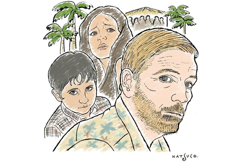 ILLUSTRATION BY NATSUCO MOON FOR NEWSWEEK JAPAN