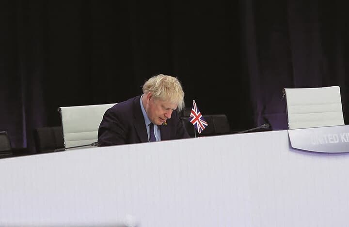 ジョンソン英首相は近しい人々から次々見放された　VIOLETA SANTOS MOURA-REUTERS