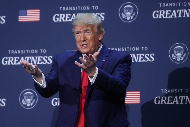 米共和党全国委員会は11日、トランプ大統領が11月の大統領選に向けて同党の候補指名を正式に受けるイベントを今夏にフロリダ州ジャクソンビルで開催すると発表した。テキサス州ダラスで撮影（２０２０年　ロイター/Jonathan Ernst）