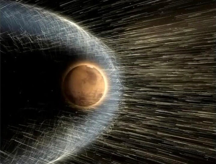 かつて火星にも磁場があったという…　Credit: NASA