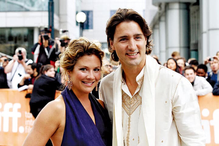 ソフィー・トルドー、夫のジャスティンと