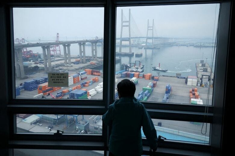 2025年4月、韓国の平沢港。 REUTERS/Kim Hong-Ji