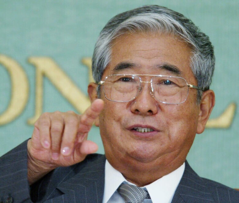 2月1日に89歳で死去した石原慎太郎・元東京都知事（2003年）Issei Kato/Reuters