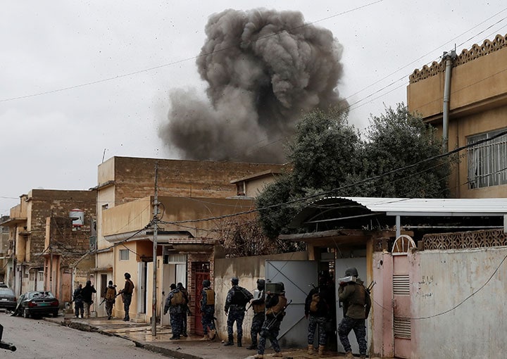 モスルの住民はISISに「人間の盾」として使われている　Goran Tomasevic-REUTERS