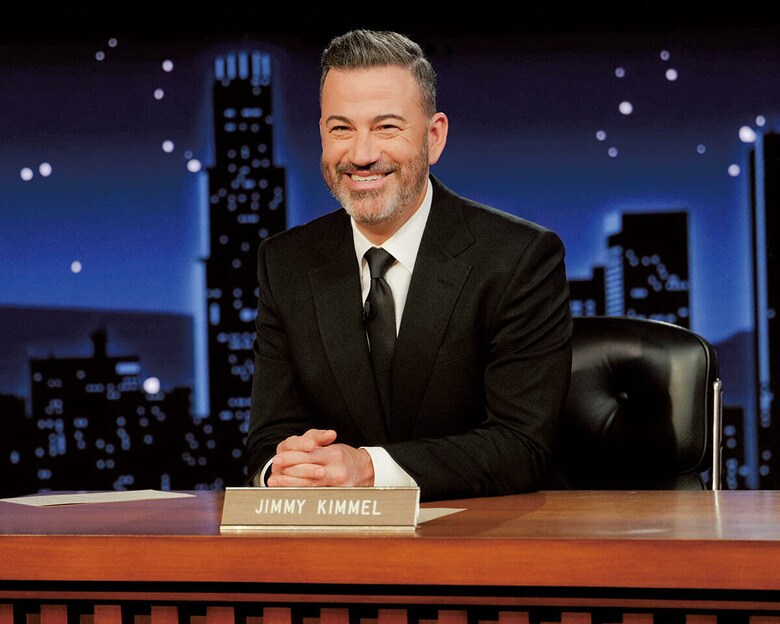 右派活動家暗殺をめぐる発言で番組が無期限休止になったキンメル　RANDY HOLMES―DISNEY／GETTY IMAGES