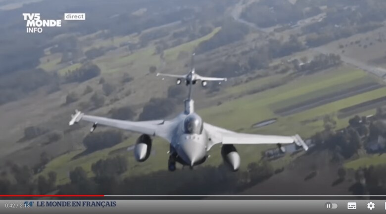 F-16は戦いの土俵そのものを変えてしまう?　TV5MONDE/YouTube